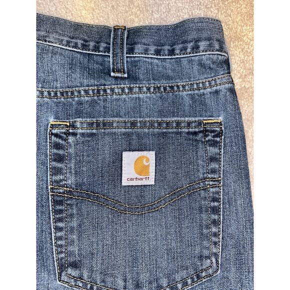 Carhartt Relaxed Fit 5 Pocket Jeans Size 38x34 - Picture 3 of 6